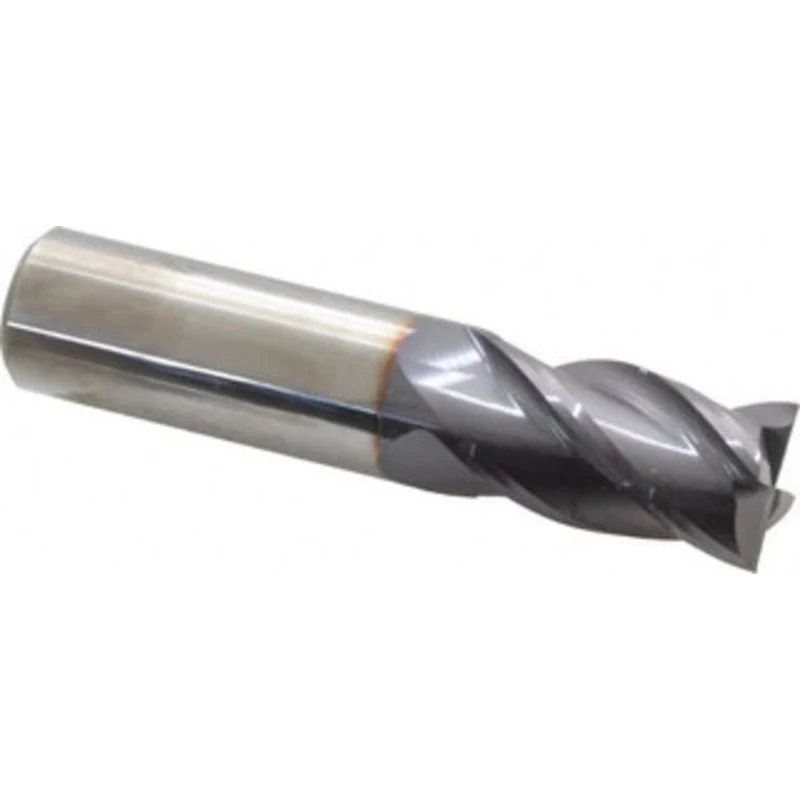 OSG 22mm, 38mm LOC, 22mm Shank Diam, 102mm OAL, 4 Flute, Solid Carbide Square End Mill Single End, TiAlN Finish, Spir...